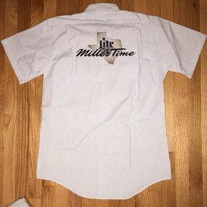 Vintage Miller Lite Texas Button Downs